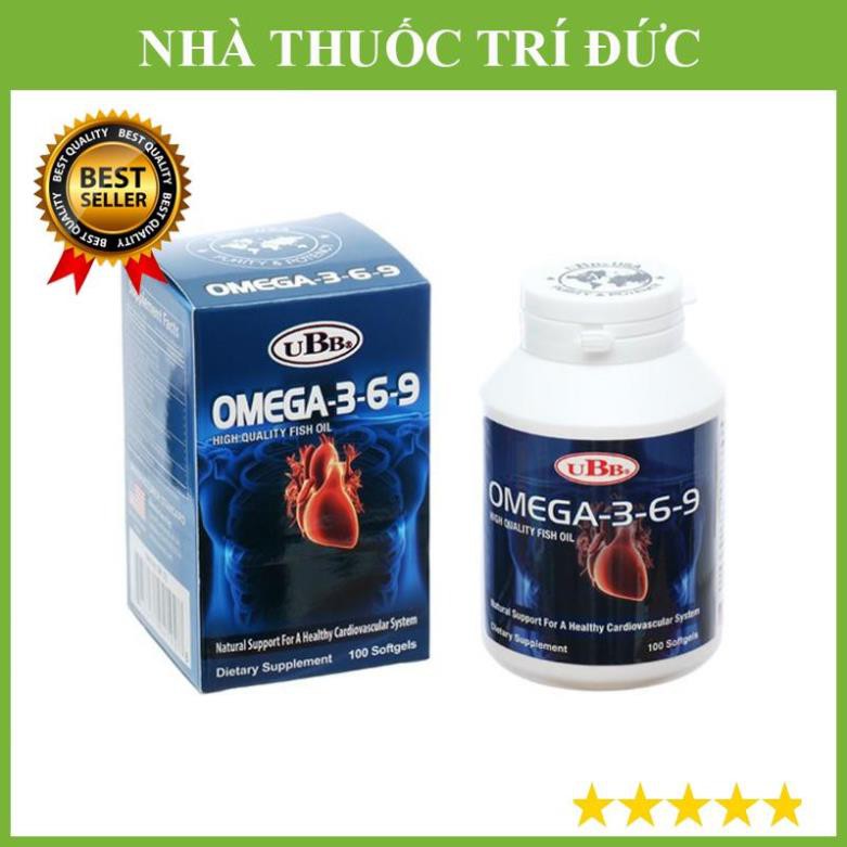 ✅[CHÍNH HÃNG] TPBS UBB® Omega 3,6,9 - Omega 369 (Hộp 100 viên) từ USA