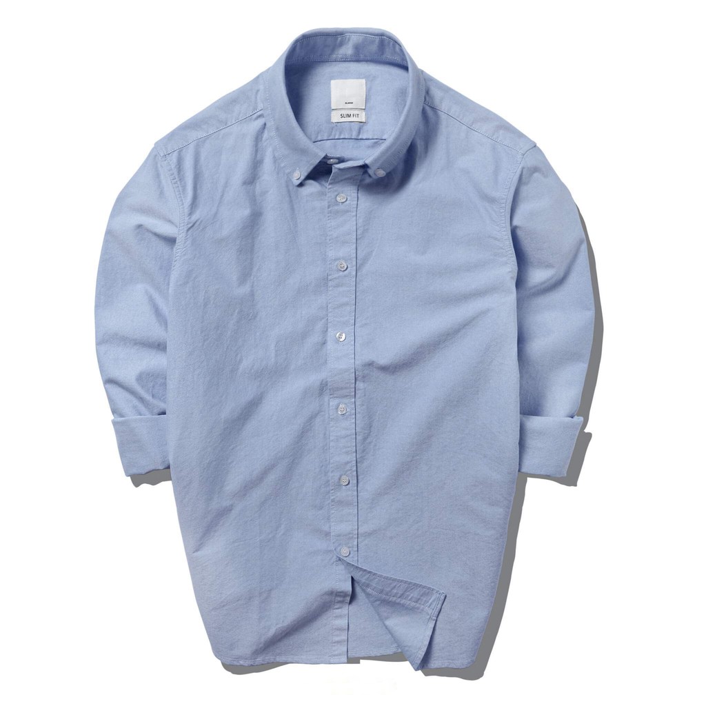 Ảnh Thật Sơ Mi Nam Chất Liệu OxFord 100% Cotton, Mẫu 2022, Tay dài, Dáng Xuông, Thích hợp mọi thời tiết.
