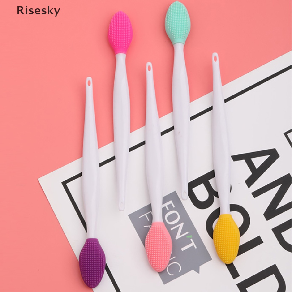 Cọ Silicone Tẩy Tế Bào Chết Loại Bỏ Mụn Đầu Đen Làm Sạch Sâu