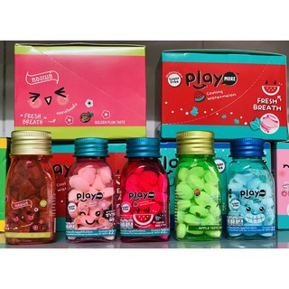 Kẹo dưa hấu Thái ( vị dưa hấu, táo, đào, bạc hà, mận vàng) 22gram