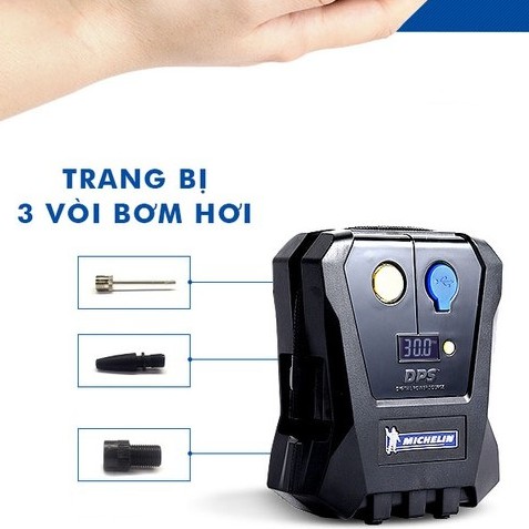 Bơm MICHELIN 12264 - Bơm 4399ml Cao Cấp, Bơm Lốp Ô Tô, Xe Hơi