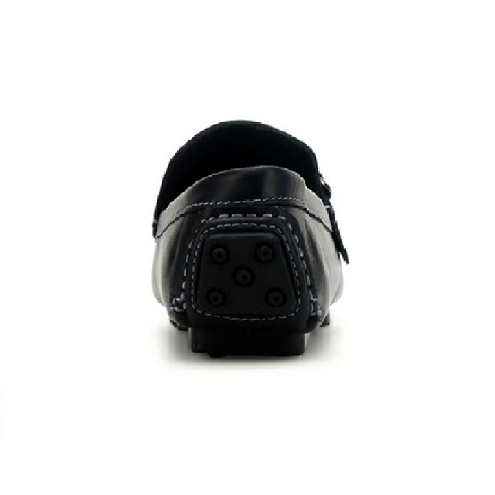 Giày mọi nam Huy Hoàng đế âm đính móc màu đen-HP7770 | BigBuy360 - bigbuy360.vn