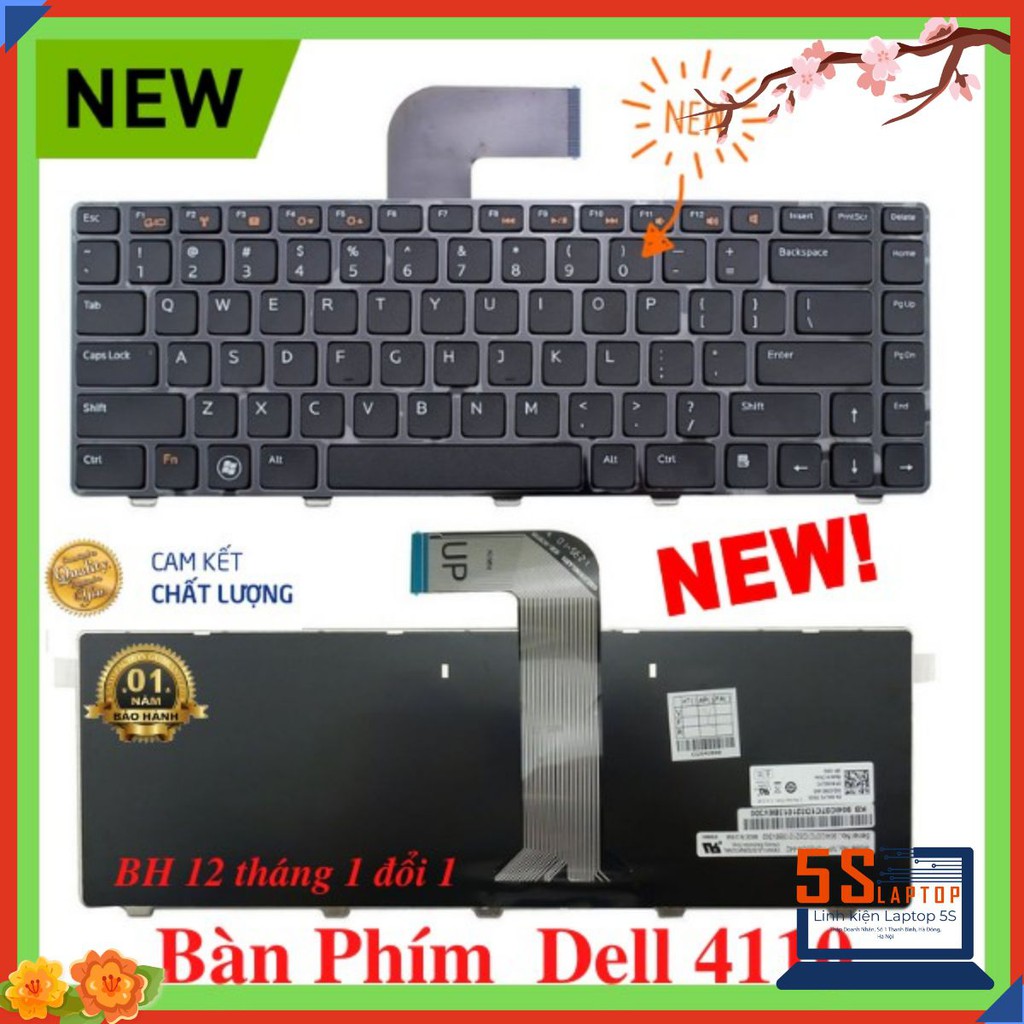 💥SIÊU RẺ💥 BÀN PHÍM LAPTOP DELL N4110 4050 5050 4349 3520 4040 3460 V131 2420 Vostro 3350 3450 3550 3555 1440 3460