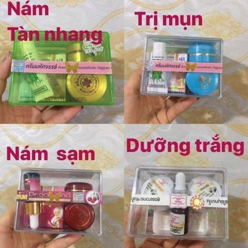 nám tàn nhang mụn