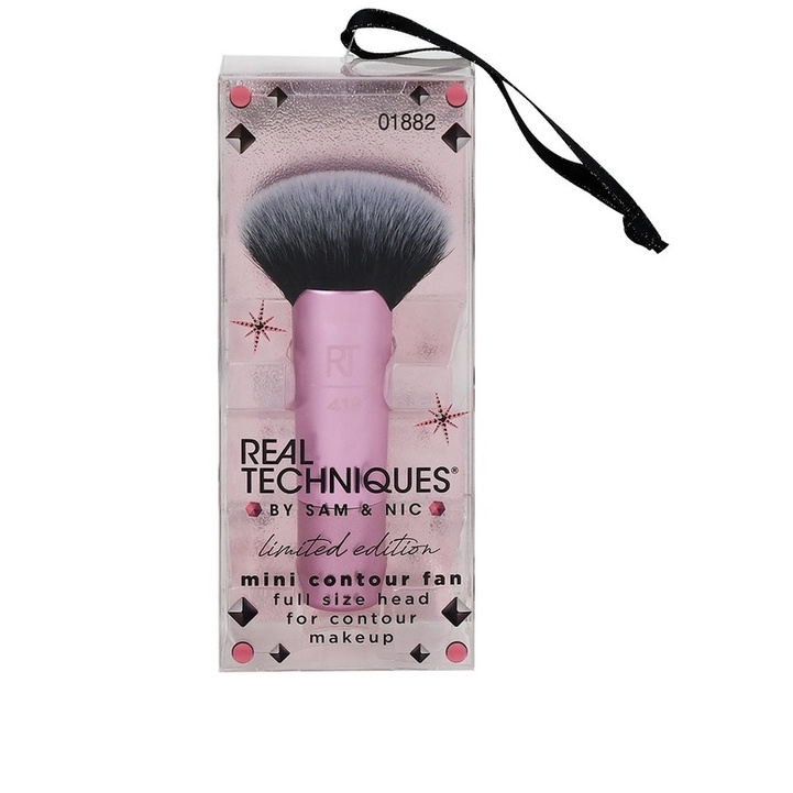 Cọ Đánh Khối Và Highlight REAL TECHNIQUES Ornament Holiday Mini Contour Fan