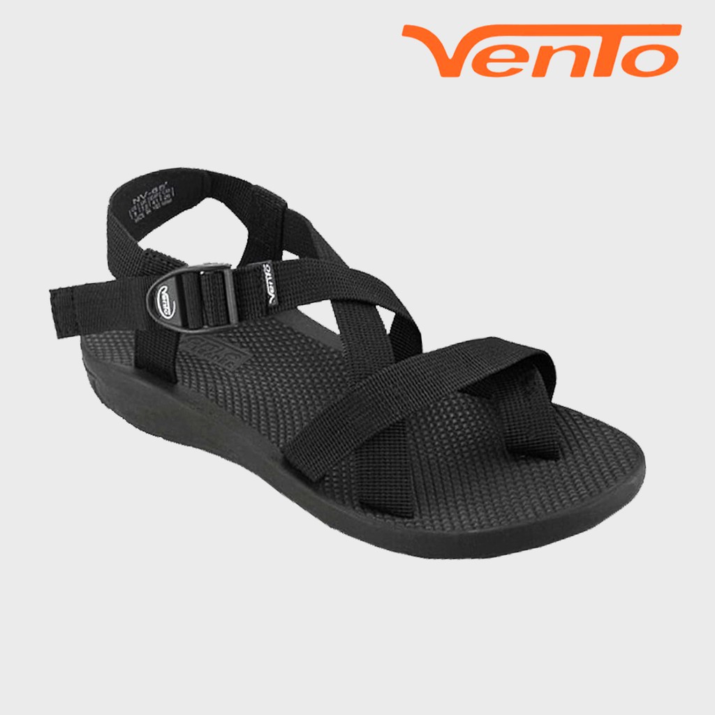 [Mua Kèm Áo Thun 0Đ] Giày Sandal Vento Xỏ Ngón Có Size Nam Nữ - NV65 Đen