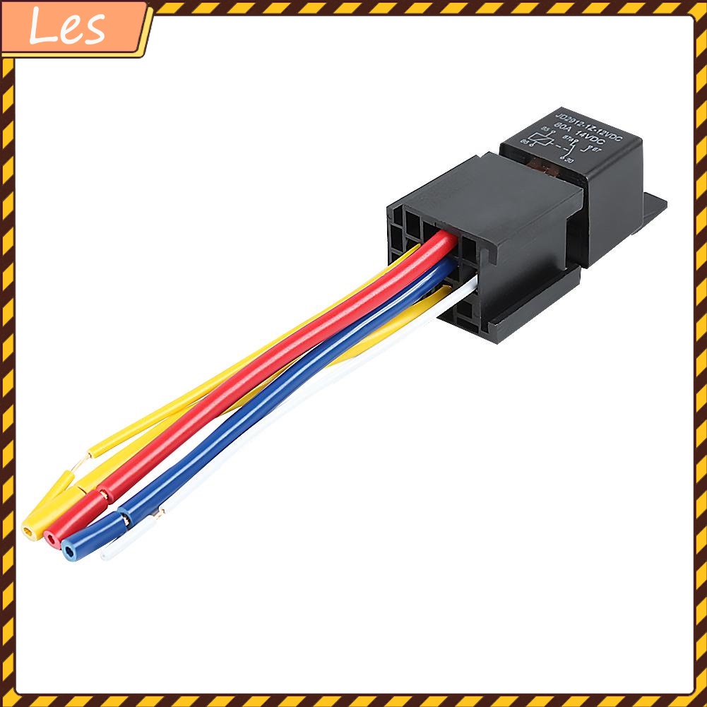 Rơ le tự động 5 dây JD2912 12V DC 80A cho xe hơi
