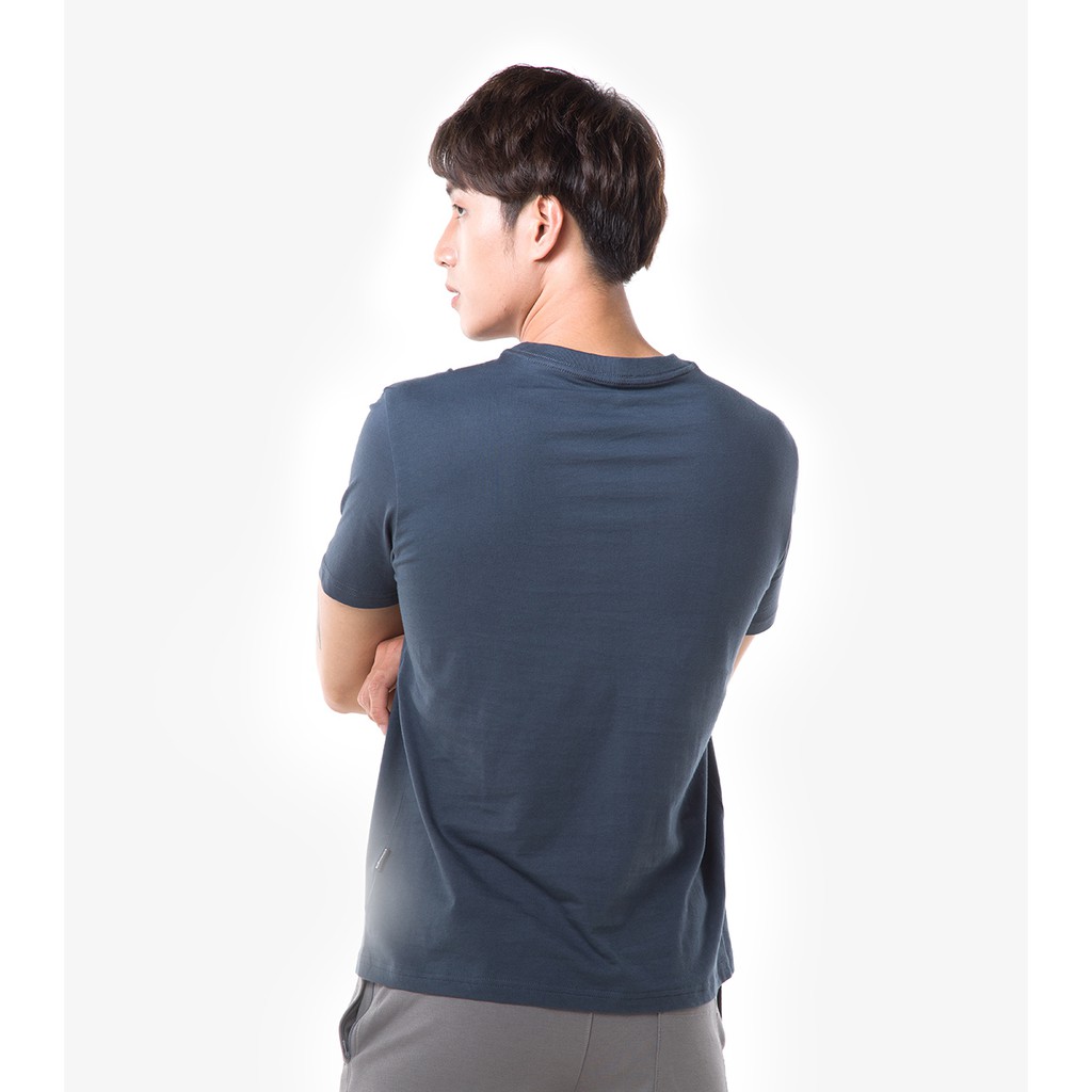 Áo thun nam 100% Cotton Essential Tee màu XANH BIỂN thương hiệu Coolmate