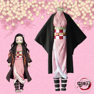 [ORDER] Trang phục Cosplay Nezuko Kamado trong Kimetsu (có kèm ảnh thật+video)
