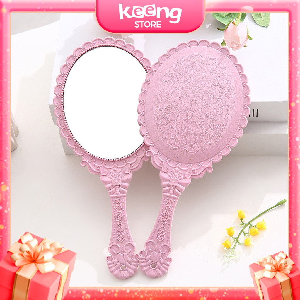 Gương cầm tay Vintage Princess KEENGSTORE [Gương công chúa]