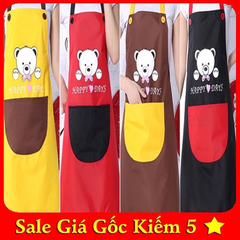 Tạp Dề Gấu Loại Dày Siêu Đẹp