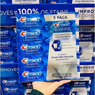 Kem đánh răng Crest 3D White Advanced Triple Whitening
