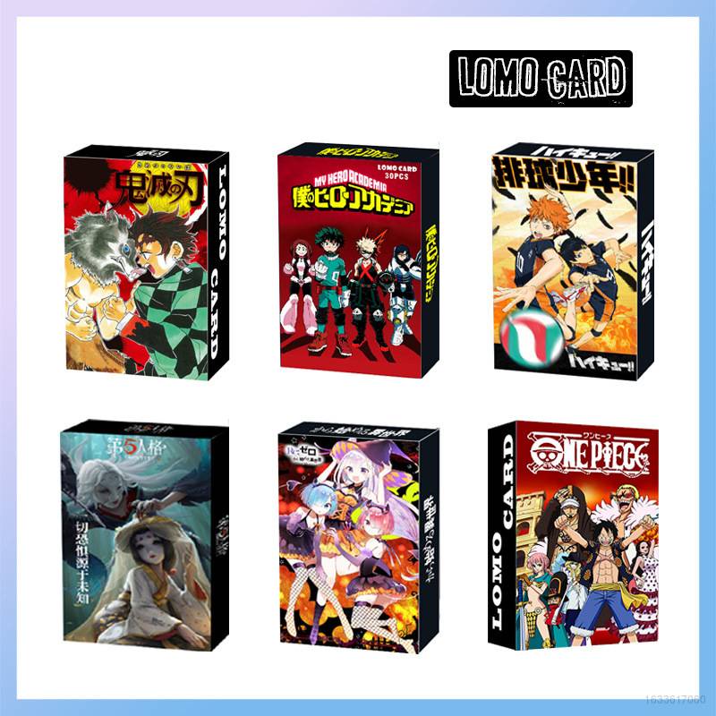 Thẻ lomo hình nhân vật phim hoạt hình One Piece