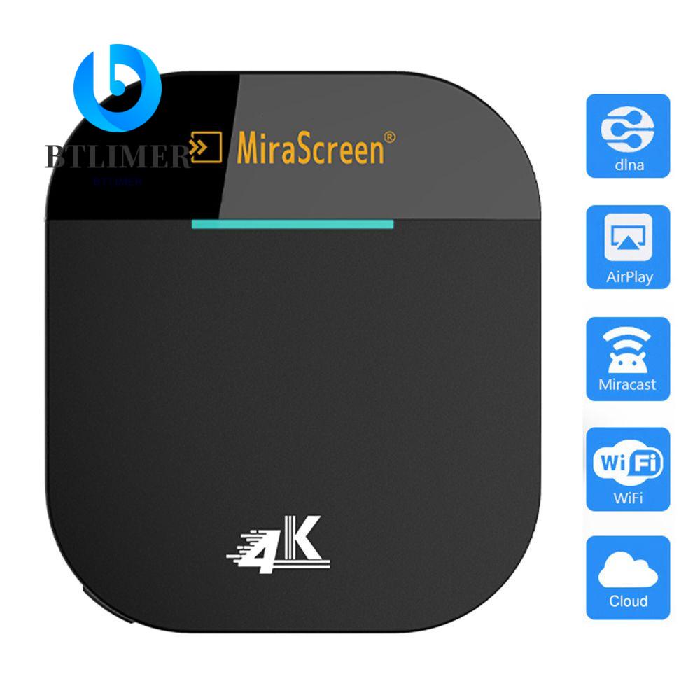 BTLIMER Thiết Bị Truyền Hình Ảnh Qua Wifi MiraScreen G5 Plus DLNA 1080P
