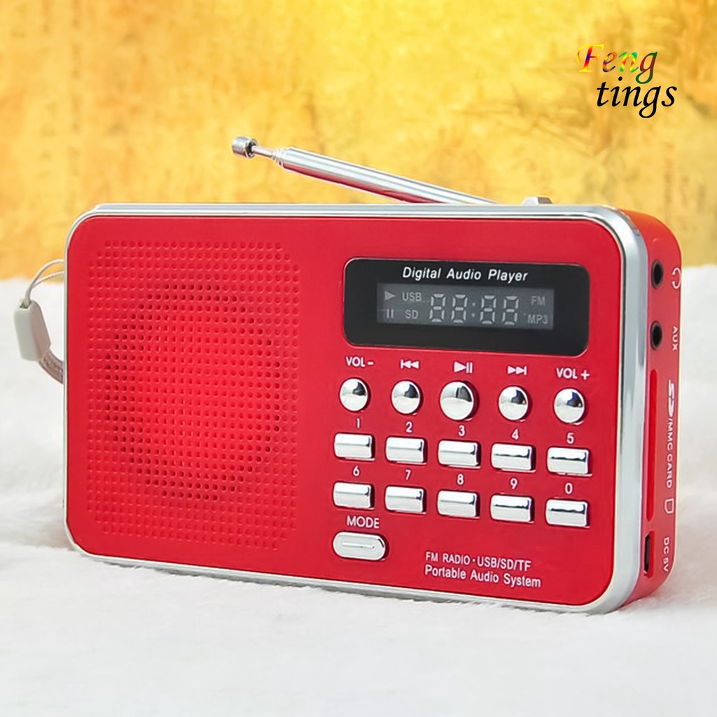 Radio L-938 Kỹ Thuật Số Mini 1.5 Inch 3w Fm Chuyên Dụng