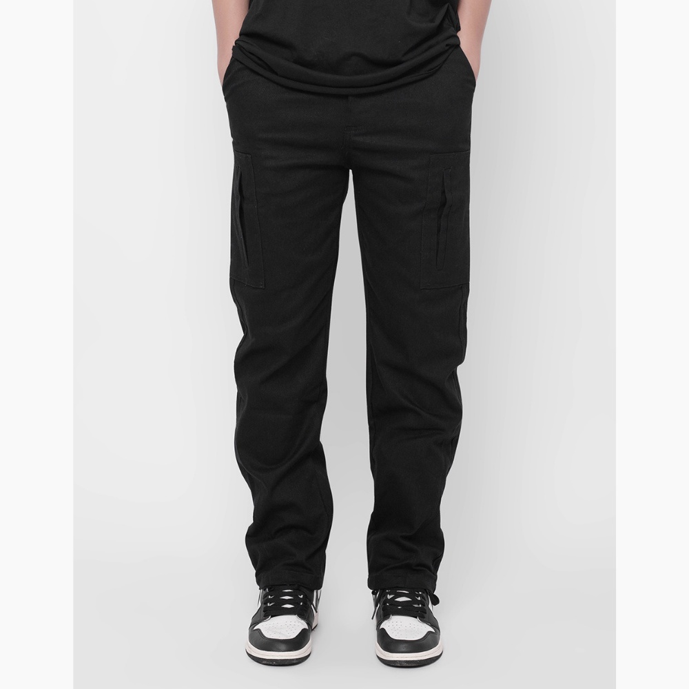 Quần dài nam màu đen có túi ẩn Tum Machines TACTICAL POCKETS BOOTCUT SLIM PANT - Black