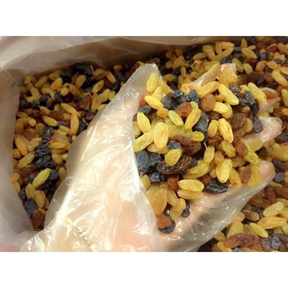 1 Kg nho khô xanh ninh thuận hàng loại 1 chua ngọt