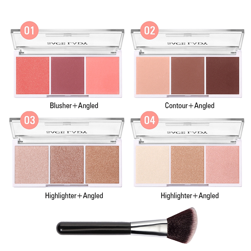 Bảng Phấn Bắt Sáng Và Tạo Khối Sace Lady Kèm Cọ4,5g | BigBuy360 - bigbuy360.vn