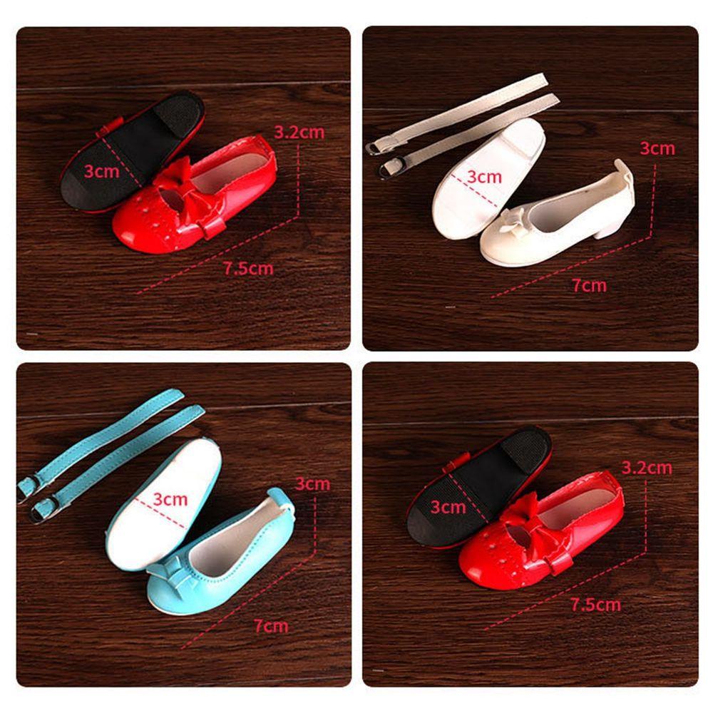 RAINBOW Giày Búp Bê Xinh Xắn 3 Màu 7.5 * 3cm