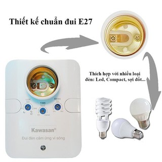 ĐUI ĐÈN CẢM ỨNG VI SÓNG KW-RS686B