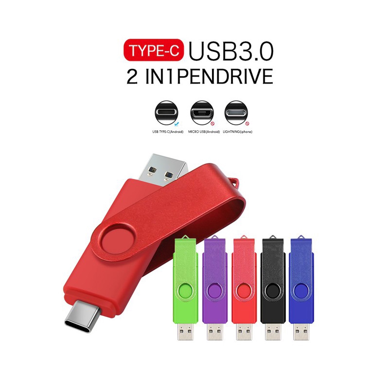 Usb 3.0 256gb Otg Cho Điện Thoại / Máy Tính Bảng / Pc 16gb 32gb 64gb 128gb