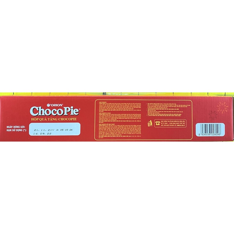 Bánh ChocoPie (Phiên bản Tết 3 Vị)