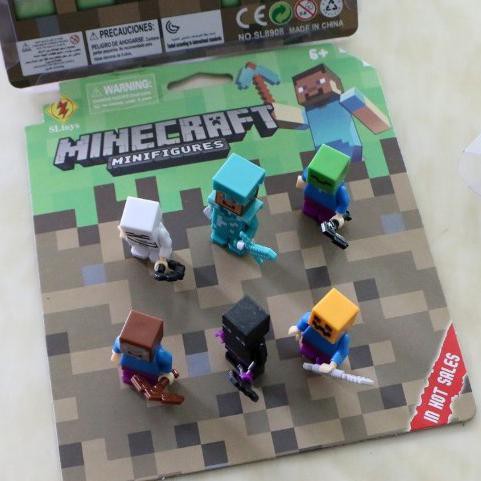 Mô Hình Đồ Chơi Nhân Vật Minecraft Bằng Nhựa Pvc Chất Lượng Cao