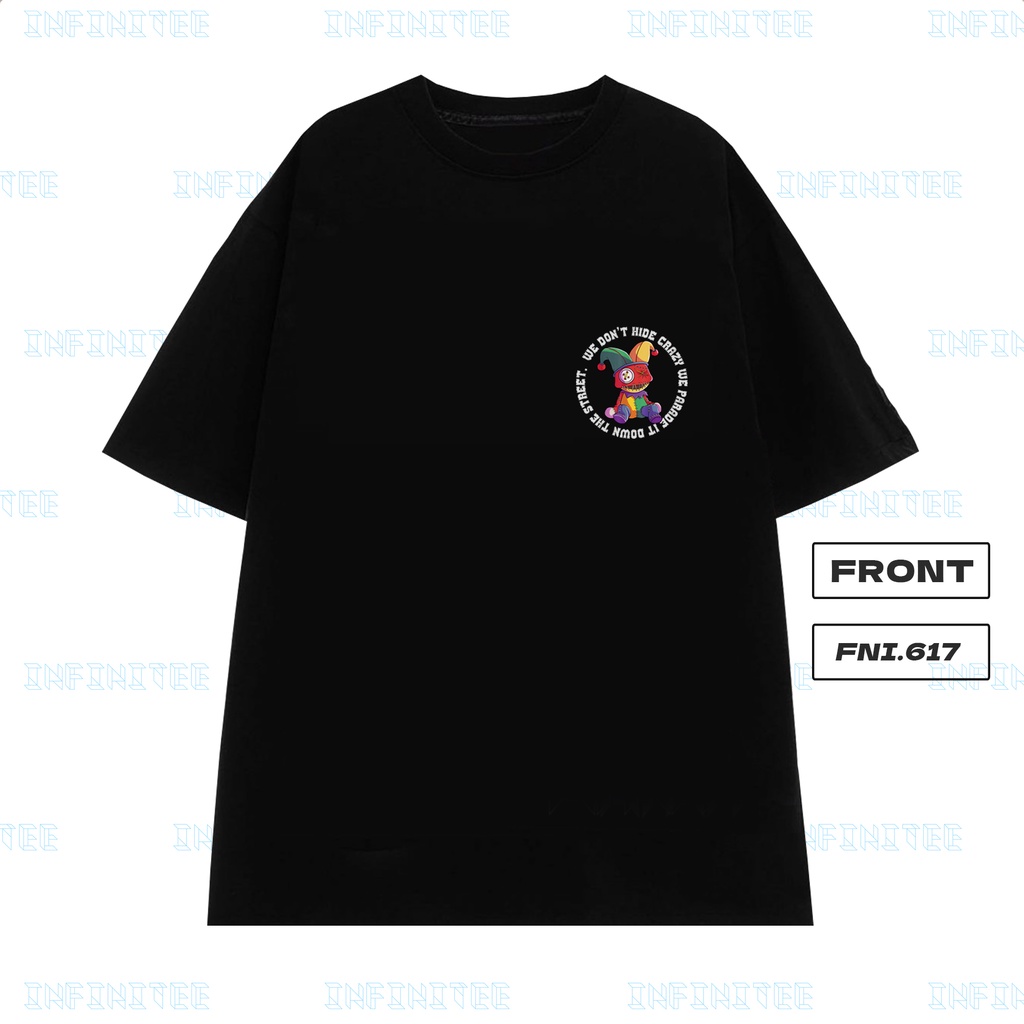 Áo thun INFINITEE Fni0617, Thun 100% Cotton - form rộng Unisex.