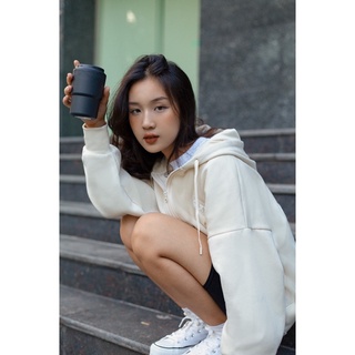 Milk Hoodie Zip - H0002