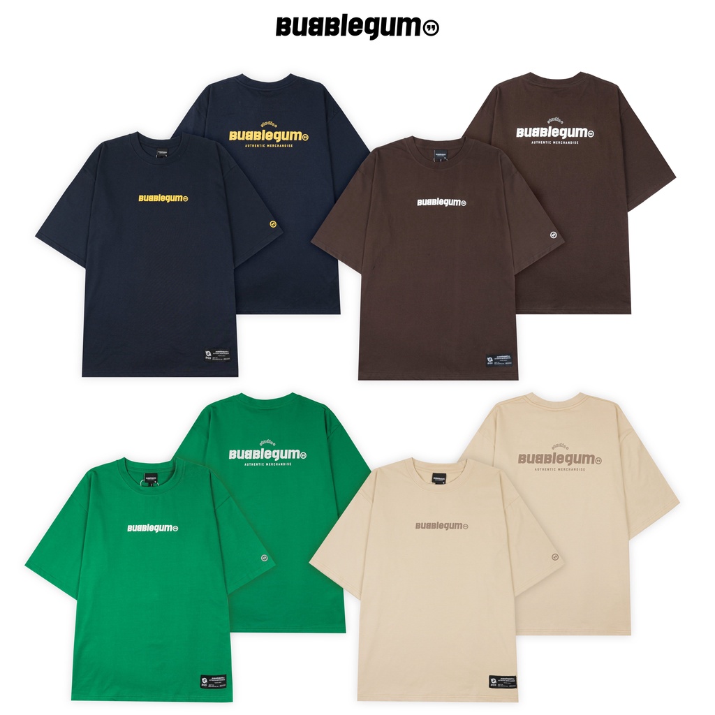 BUBBLEGUM Áo Thun Basic Unisex Form Rộng
