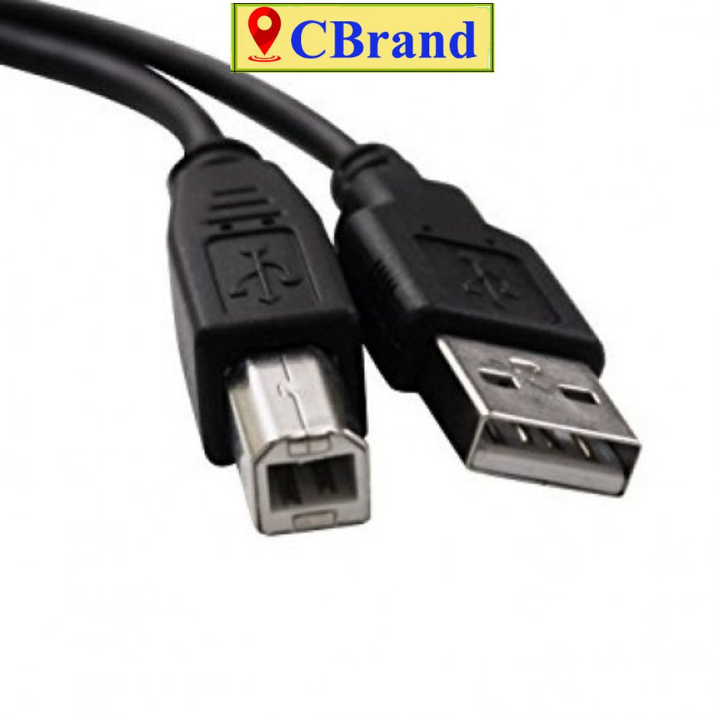 Dây Máy In⚡️Dây Cáp Máy In 1,5m Đen, Chống Nhiễu, Dùng Ổn Định, Giá Rẻ - BH 3 Tháng⚡️C.Brand