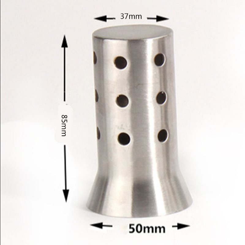Bộ giảm thanh bằng thép không gỉ cao cấp 51mm cho ống pô xe ô tô