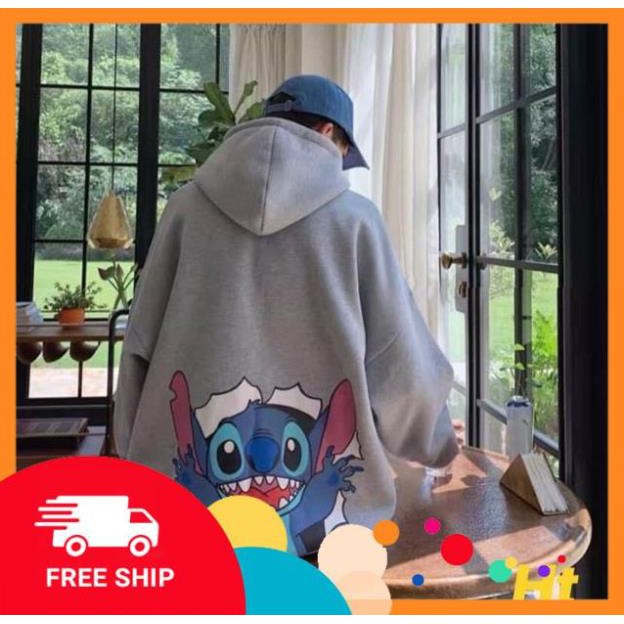 FREESHIP - XẢ KHO CẮT LỖ Áo hoodie Stich vỡ