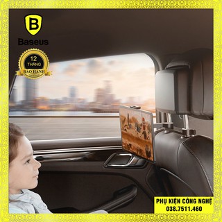 Giá đỡ Ipad / điện thoại xếp gọn dùng gắn lưng ghế trên xe hơi Baseus Fun Journey Backseat Lazy Bracket