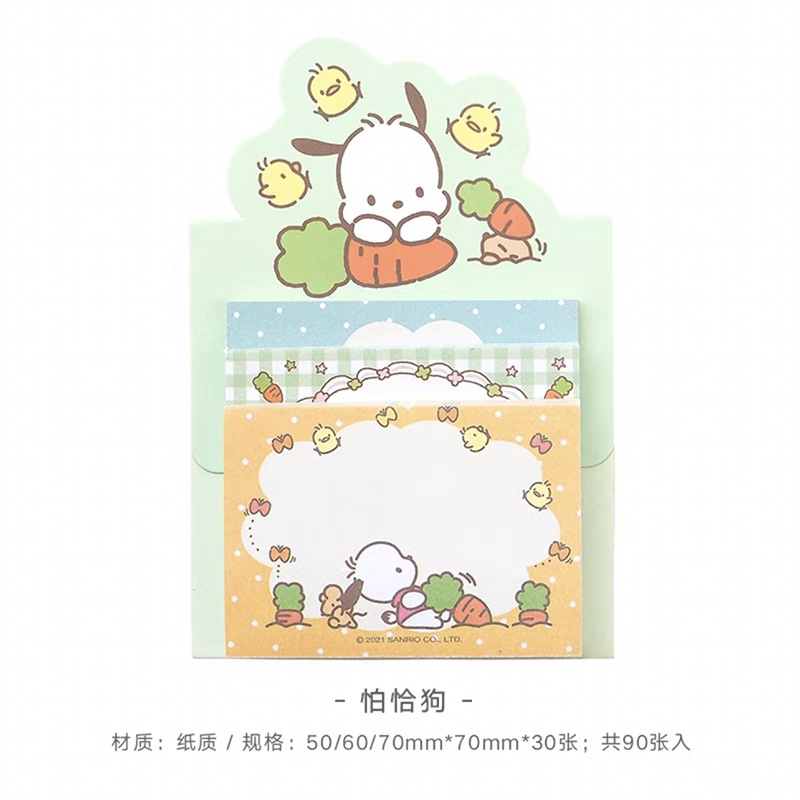 SANRIO Sổ Tay Ghi Chú Họa Tiết Hoạt Hình Dễ Thương Phong Cách Nhật Bản note