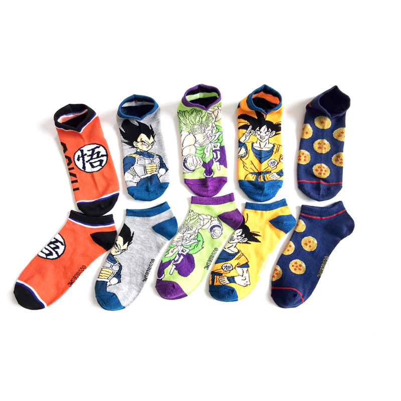 Greet Vớ Thể Thao Họa Tiết Hoạt Hình Dragon Ball Phong Cách Âu Mỹ Thời Trang Mùa Hè Cho Nam Nữ