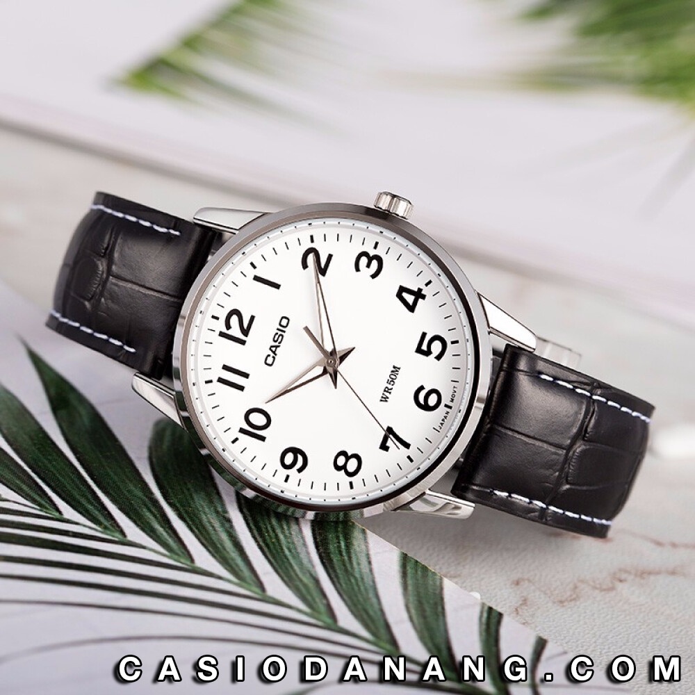Đồng hồ nam dây da Casio Standard chính hãng Anh Khuê MTP-1303L-7BVDF (40mm)
