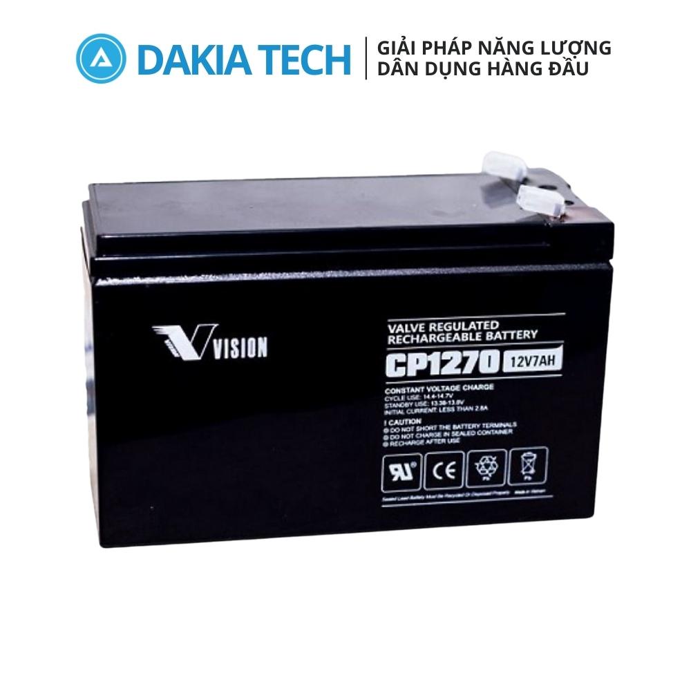 Ắc quy Vision 12V 7Ah Model CP1270