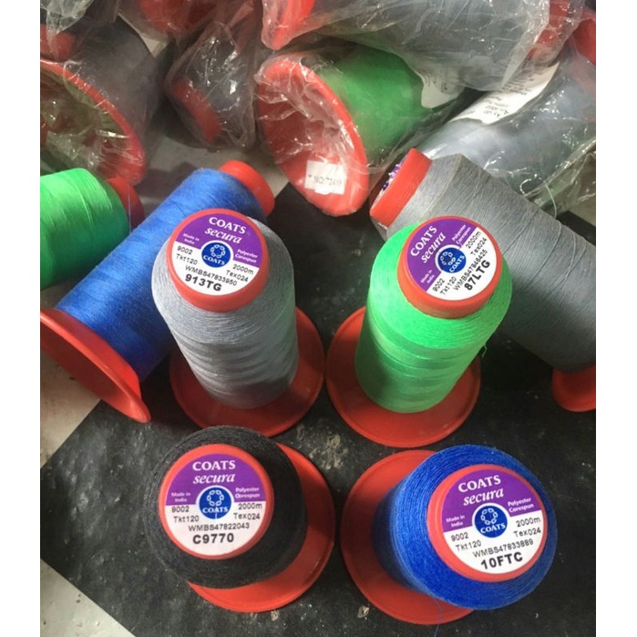 Chỉ coats Secura, tex 024, cuộn 2000m