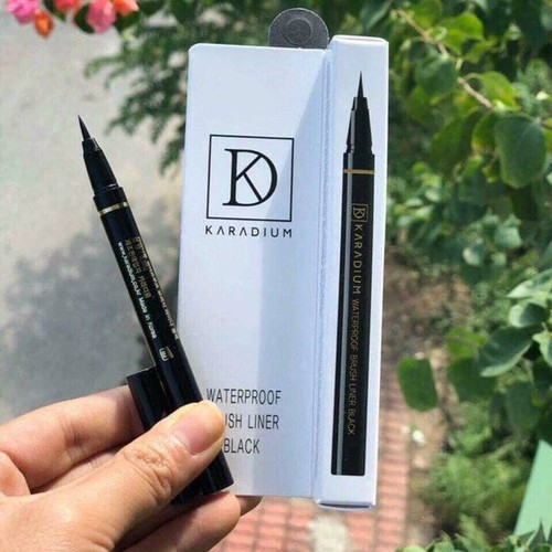 Karadium - Kẻ Mắt Karadium Waterproof Brush Liner Black