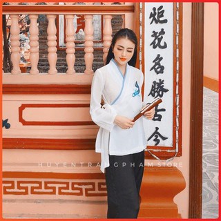 [HÀNG CÓ SẴN][SALE] 🔜HÀNG QUẢNG CHÂU💦 Set bộ phật tử thêu cá [MA150] hàng đẹp