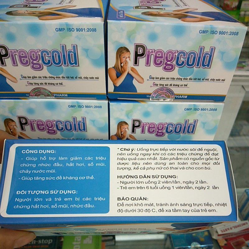 Cảm cúm Dành Cho Phụ Nữ Có Thai Và Cho Con Bú PREGCOLD.