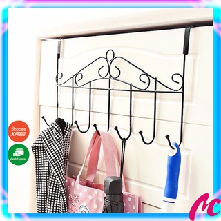 Móc Treo Đồ Sau Cửa 7 Chấu Hoa Văn, Móc Treo Đồ Chất Liệu Không Gỉ Chắc Chắn Tiện Lợi_MC