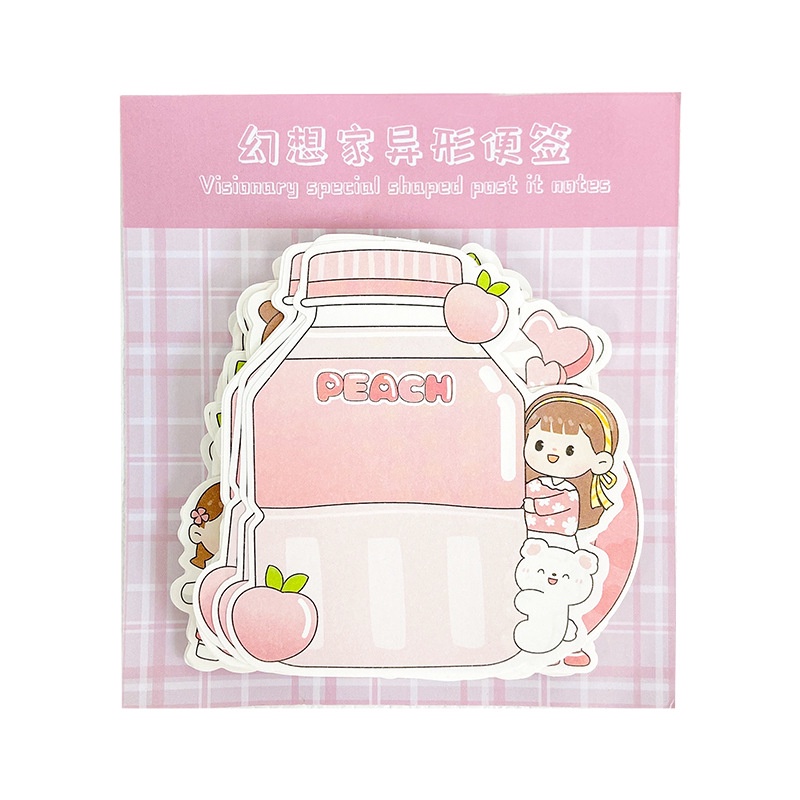 Bộ 100 Tờ Giấy Ghi Chú Họa Tiết Hoạt Hình Nhật Bản Đáng Yêu