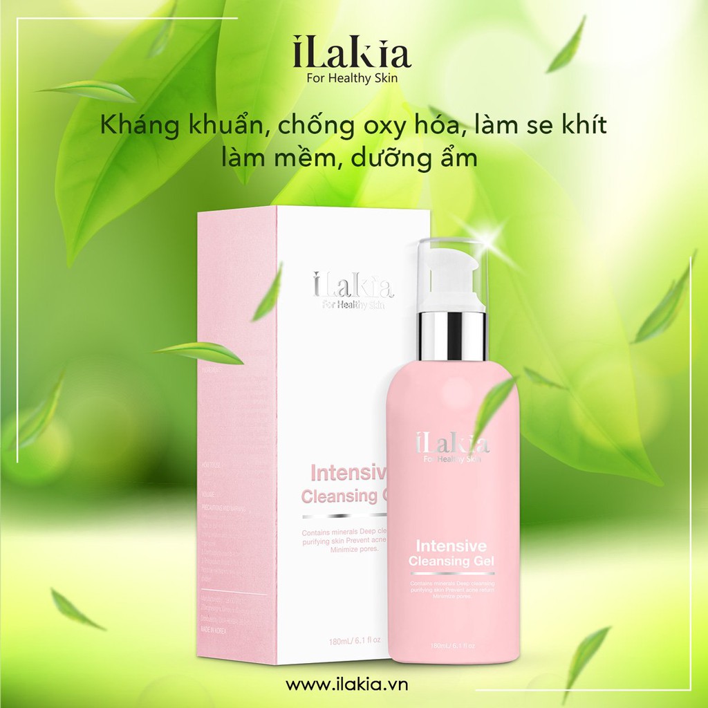 Sữa Rửa Mặt Cho Da Nhạy Cảm ILAKIA Ngừa Mụn Da Dầu  Se Khít Lỗ Chân Lông Hàn Quốc Chính Hãng | BigBuy360 - bigbuy360.vn