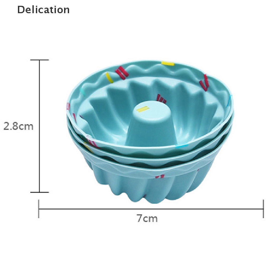 Set 6 Khuôn Silicone Làm Bánh Muffin Tiện Dụng
