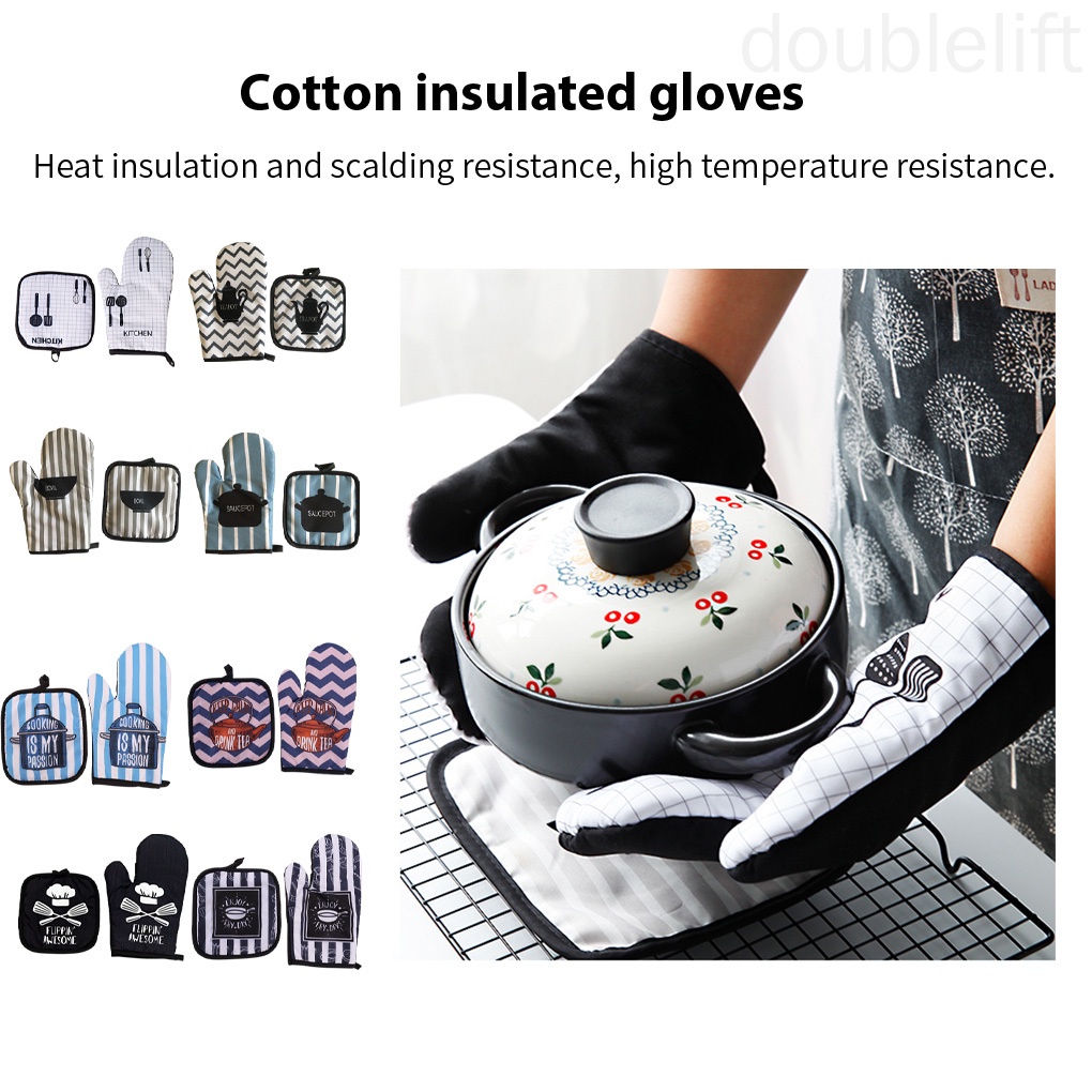 Găng tay nướng bánh thiết kế cách nhiệt chống bỏng tiện dụng