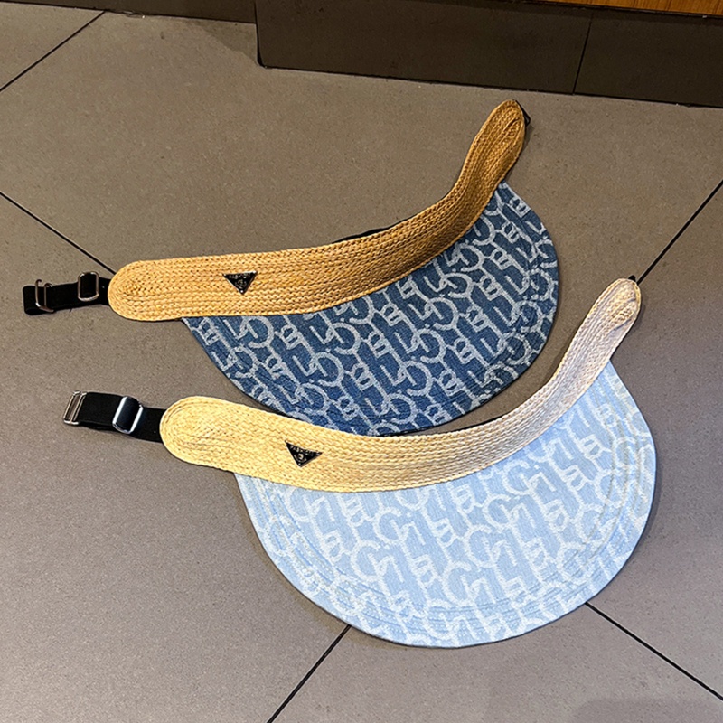 Mũ Denim Chống Nắng Không Chóp Có Thể Điều Chỉnh Thời Trang Mùa Hè