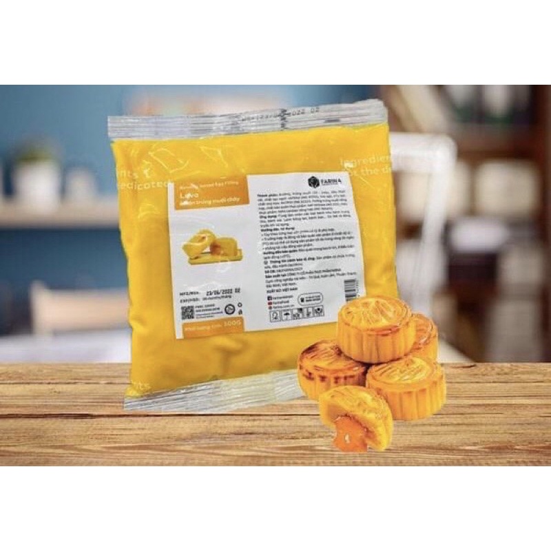 Nhân Lava Trứng Muối Chảy Farina