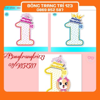 [Chất Lượng] Cây Số 1 Trang Trí Bàn Tiệc.